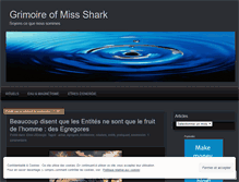 Tablet Screenshot of grimoireofmissshark.wordpress.com