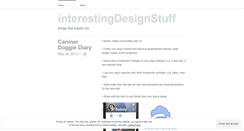 Desktop Screenshot of interestingdesignstuff.wordpress.com
