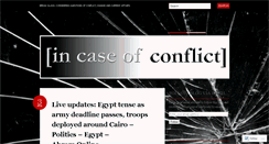 Desktop Screenshot of caseofconflict.wordpress.com