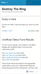 Mobile Screenshot of destroythering.wordpress.com