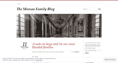 Desktop Screenshot of moreaufamilyblog.wordpress.com