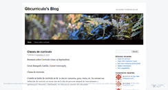 Desktop Screenshot of gbcurriculo.wordpress.com