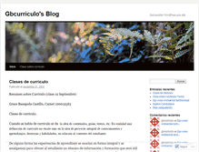 Tablet Screenshot of gbcurriculo.wordpress.com