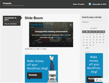 Tablet Screenshot of chamilolatino.wordpress.com