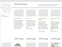 Tablet Screenshot of chionewednesday.wordpress.com