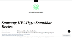 Desktop Screenshot of moisescwrkmjrdd.wordpress.com