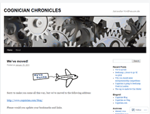 Tablet Screenshot of cognicianchronicles.wordpress.com