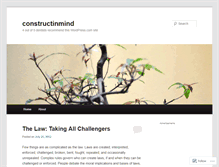 Tablet Screenshot of constructinmind.wordpress.com