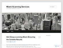 Tablet Screenshot of miamiscanningservices.wordpress.com