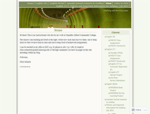 Tablet Screenshot of chrisschnick.wordpress.com
