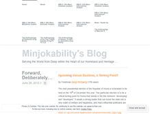 Tablet Screenshot of minjokability.wordpress.com