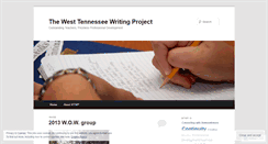 Desktop Screenshot of ourwesttennesseewritingproject.wordpress.com