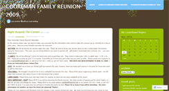 Desktop Screenshot of cooremanfamilyreunion.wordpress.com