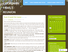 Tablet Screenshot of cooremanfamilyreunion.wordpress.com