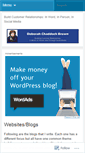 Mobile Screenshot of deborahchaddockbrown.wordpress.com