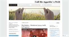 Desktop Screenshot of callmeappetite.wordpress.com