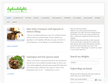 Tablet Screenshot of daphnedelights.wordpress.com