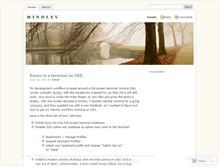 Tablet Screenshot of mindlev.wordpress.com