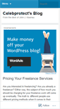 Mobile Screenshot of celebprotect.wordpress.com