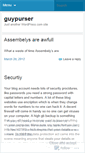 Mobile Screenshot of guypurser.wordpress.com