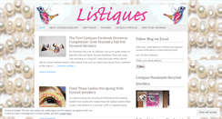Desktop Screenshot of listiques.wordpress.com