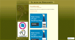 Desktop Screenshot of bibliomon.wordpress.com