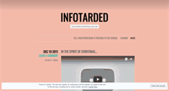 Desktop Screenshot of infotarded.wordpress.com