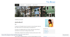 Desktop Screenshot of embracingvabene.wordpress.com