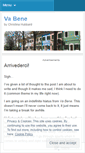 Mobile Screenshot of embracingvabene.wordpress.com