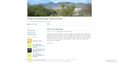Desktop Screenshot of lukesentomologydiscoveries.wordpress.com