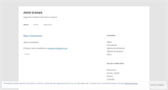 Desktop Screenshot of minitrenes.wordpress.com