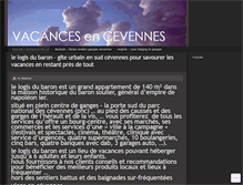 Tablet Screenshot of cevennes.wordpress.com