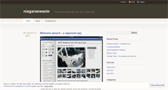 Desktop Screenshot of niagaraewaste.wordpress.com