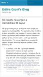 Mobile Screenshot of edliragjoni.wordpress.com