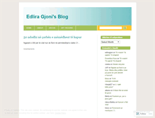 Tablet Screenshot of edliragjoni.wordpress.com