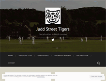 Tablet Screenshot of juddstreettigers.wordpress.com