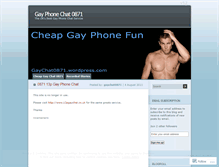 Tablet Screenshot of gaychat0871.wordpress.com