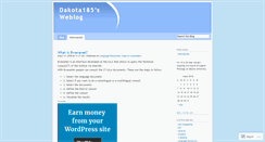 Desktop Screenshot of dakota185.wordpress.com