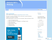 Tablet Screenshot of dakota185.wordpress.com