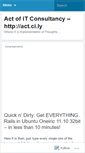 Mobile Screenshot of actofitconsultancy.wordpress.com