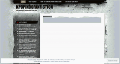 Desktop Screenshot of kpopindofanfiction.wordpress.com