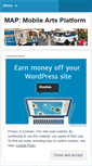 Mobile Screenshot of mobileartsplatform.wordpress.com