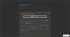 Desktop Screenshot of alaskaleather.wordpress.com