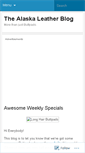 Mobile Screenshot of alaskaleather.wordpress.com