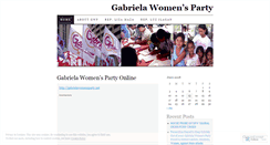 Desktop Screenshot of gabrielanews.wordpress.com