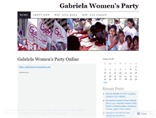 Tablet Screenshot of gabrielanews.wordpress.com
