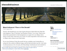 Tablet Screenshot of elwoodidrissimon.wordpress.com