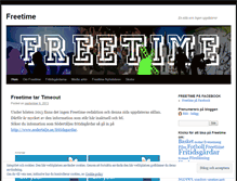 Tablet Screenshot of freetimeredaktionen.wordpress.com