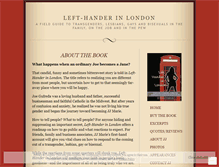 Tablet Screenshot of lefthanderinlondon.wordpress.com