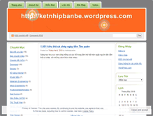 Tablet Screenshot of ketnhipbanbe.wordpress.com